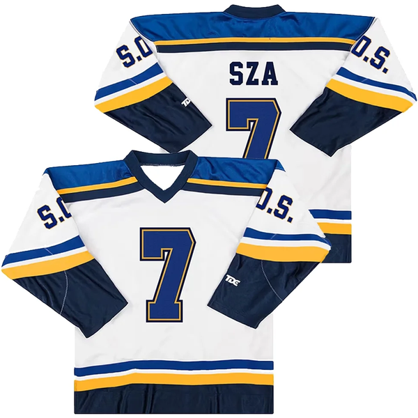 Sza Sos Merch Jersey New Logo Long Sleeve Cosplay Women Men Fashion Casual Streetwear