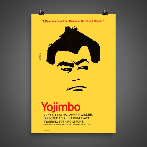 Yojimbo (1961) - Vintage Movie Poster-image