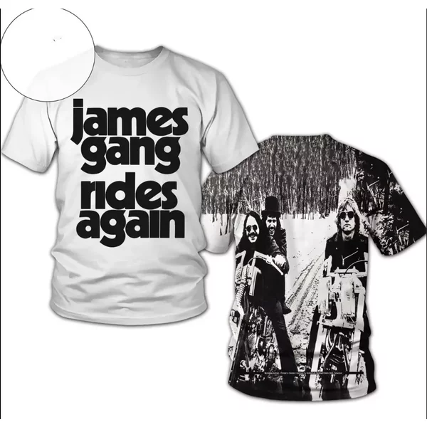 James Gang Rides Again Album Cover Aop 3D T-Shirt-image