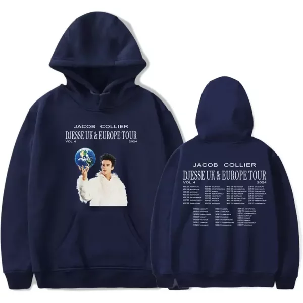 2 Sided Hoodie, Jacob Collier Djesse Tour 2024 Hoodie-image