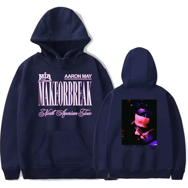 2 Sided Hoodie, Aaron May Makeorbreak North American Tour 2024 Hoodie-image