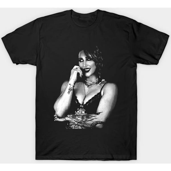 Rhea Ripley Powerful Portrait Style - Rhea Ripley - T-Shirt-image