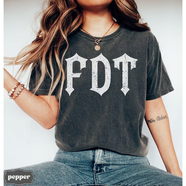 Fdt Goth Comfort Colors Tee, Anti Trump Maga Protest Shirt-image
