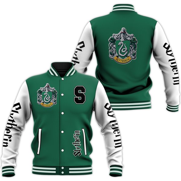Harry Potter House Slyth*erin Baseball Jacket 201