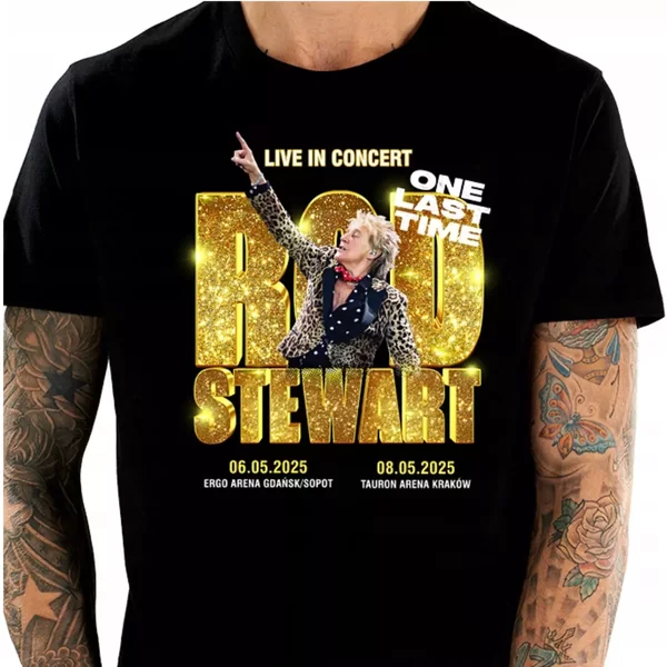 Rod Stewart In Concert Tour 2025 T-Shirt-image