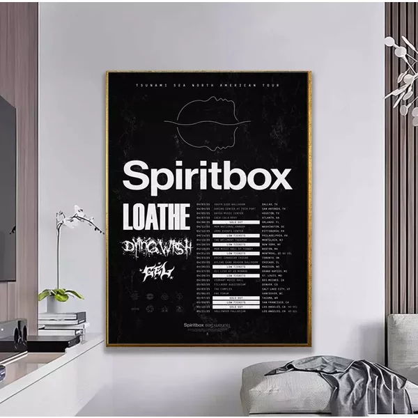 Spiritbox Tsunami Sea Tour 2025 Poster-image