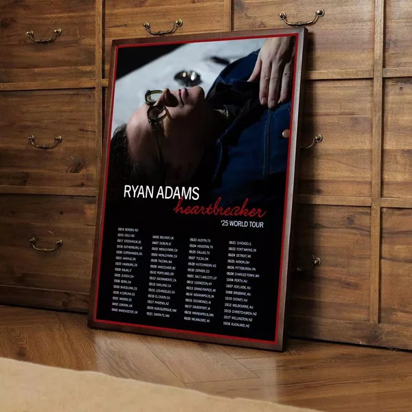 Ryan Adams Heartbreaker 2025 Tour Poster-image