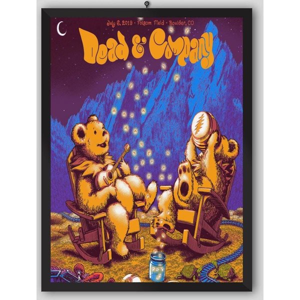 Dead And Company 2019 Boulder Silkscreen Concert Poster-image