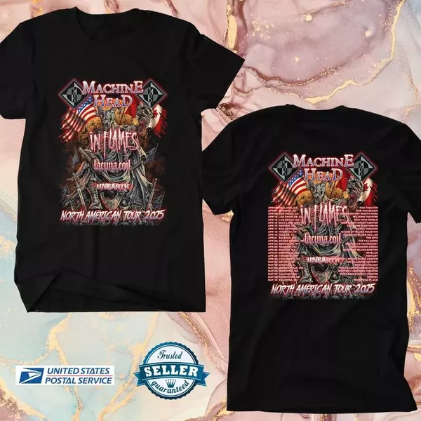 Machine Head W In Flames North America Tour 2025 Shirt-image
