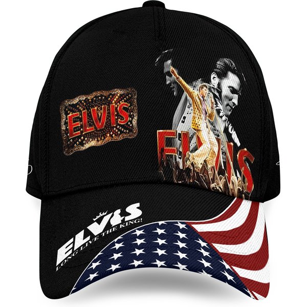 Elvis Presley 2025 Baseball Cap, Long Live The King Classic Hats-image