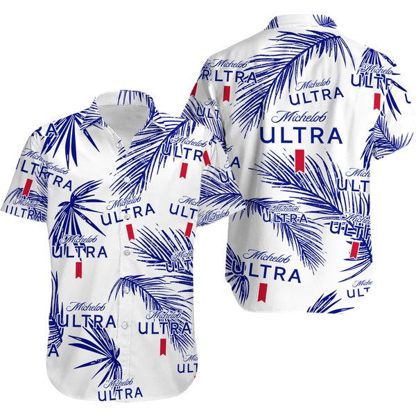 Michelob Ultra Summer Hawaiian Shirt, Michelob Ultra Beer Beach Gift-image