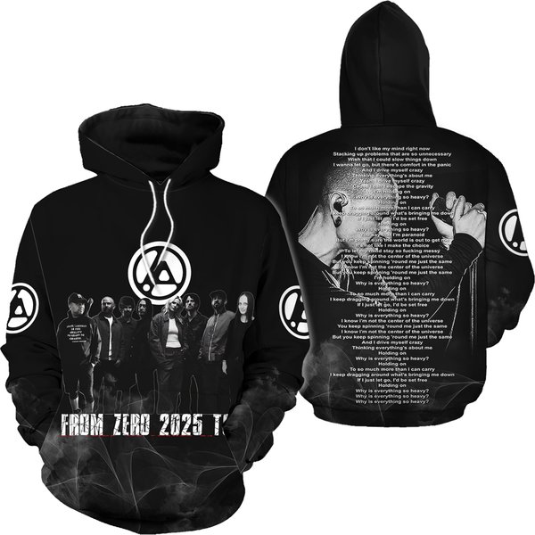 Linkin Park From Zero 2025 Tour 3D Hoodie, Unisex All Size-image