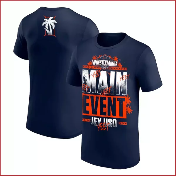 Wrestling Entertainment Jey Uso Royal Rumble 2025 Winner T-Shirt-image