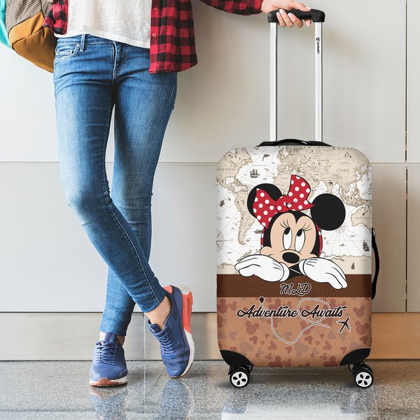 Custom Mouse Luggage Cover-image