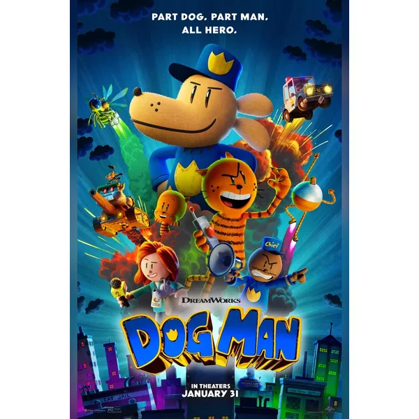 Dog Man 2025 Movie Poster-image