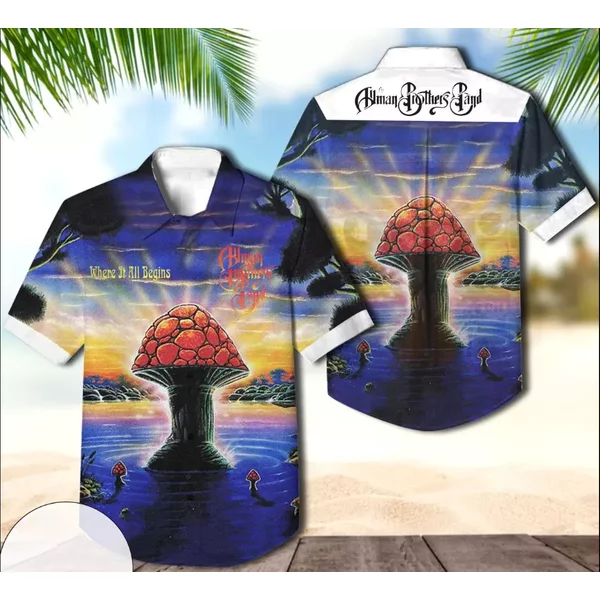 The Allman Brothers Band Where It All Begins Album Hawaiian Shirt-image