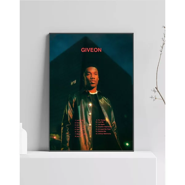 Giveon Give Or Take Album Premium Music Poster | Artwork Tracklist-image
