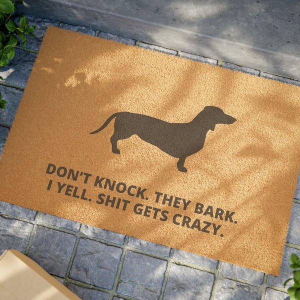 Dachshund Door Mat Funny -door Mat -