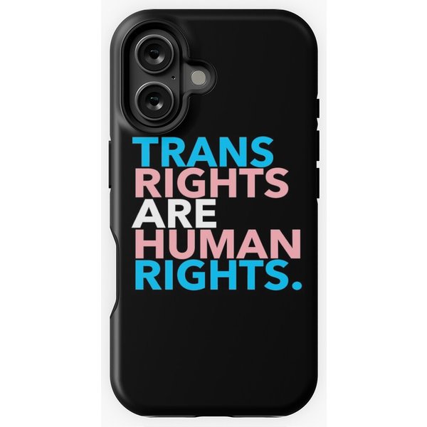 Trans Rights Are Human Rights 2.1 Iphone Case-image