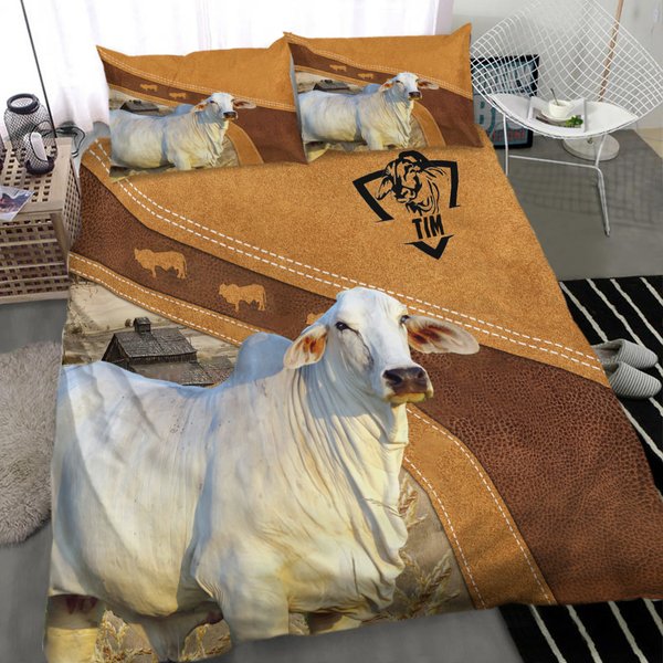 Brahman Cattle Customized Bedding Set-image