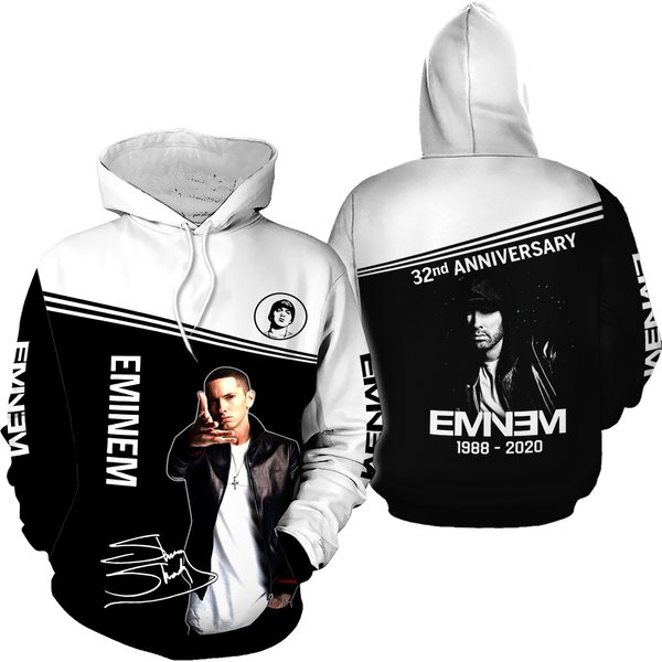 Eminem 3D Full Printed Hoodie - Gift For Fans-image