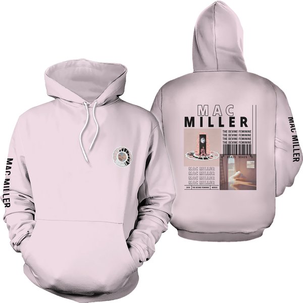Macmiller Hoodie-The Divine Feminine Hoodie- Album Cover Pink Hoodie-image