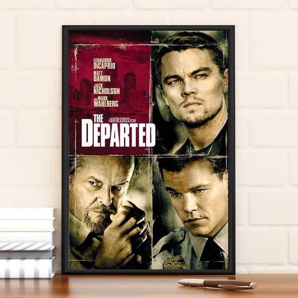 The Departed (2006) Movie Poster, Room Decor, Home Decor, Wall Art, Gifts For Him-image