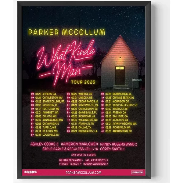 P Mccollum What Kinda Man Tour 2025 Poster-image