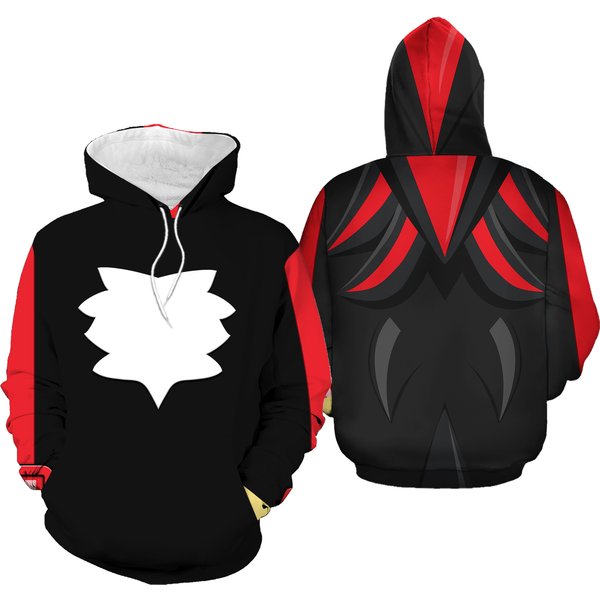 Black Hedgehog Speedter Lightning Cosplay Tka45, Shadow Cartoon Movie 3d Hoodie