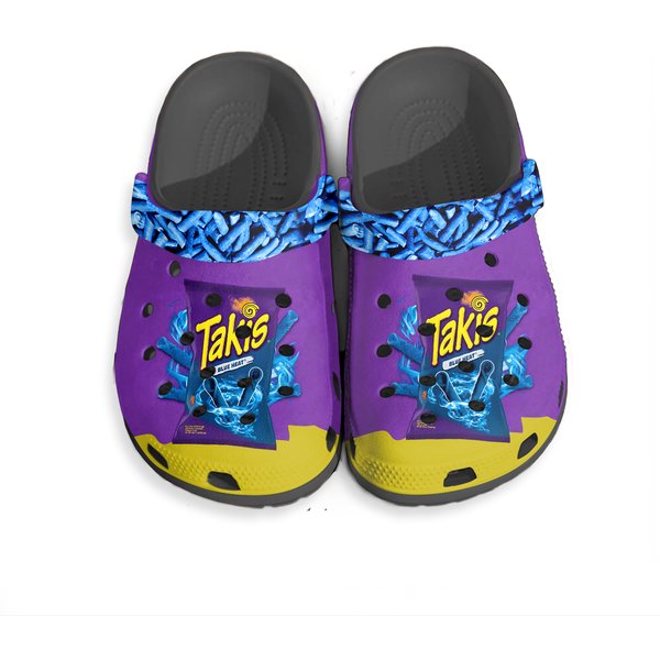 Takis Blue Heat Clogs For Snack Lovers-image