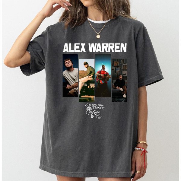 New Alex Warren Tour 2025, Alex Warren Graphic Shirt-image