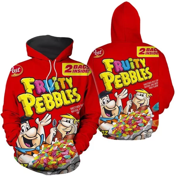 Fruity Pebbles Cereal 3D Hoodie-image