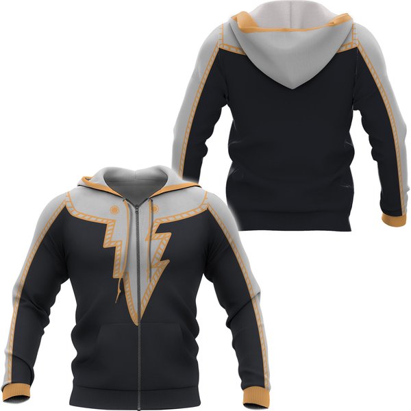 Black Adam 3d Zip Hoodie, Costume Halloween Cosplay 3d Zip Hoodie