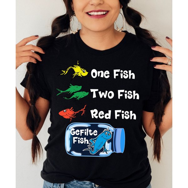 Funny Gefilte Fish T-Shirt, Cute Fish Shirt-image