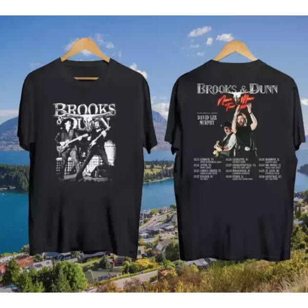 2025 Tour Brooks Dunn And Shirt Neon Moon Gift T-Shirt-image