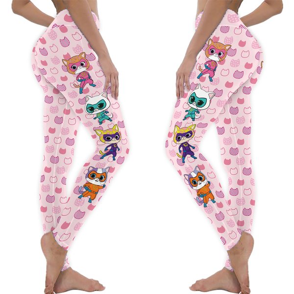 Super Kitties Leggings, Gifts For Her-image