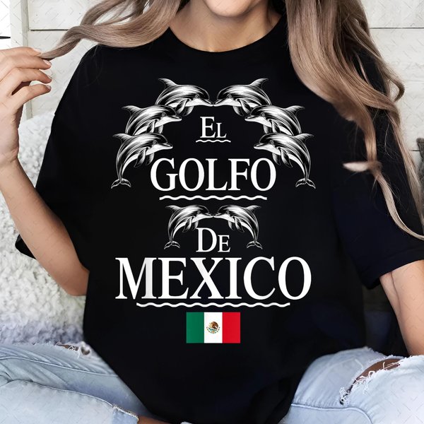 El Golfo De Mxico Dolphin Gulf Of Mexico Shirt-image