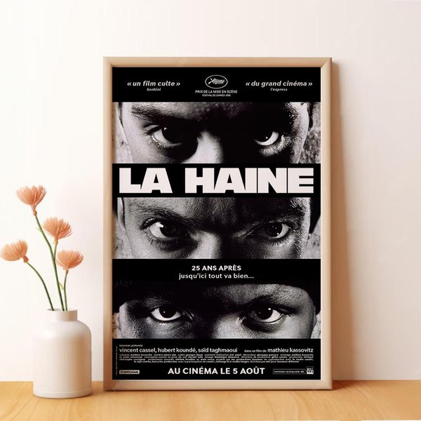 La Haine Poster, Movie Poster, Wall Art, Room Decoration-image