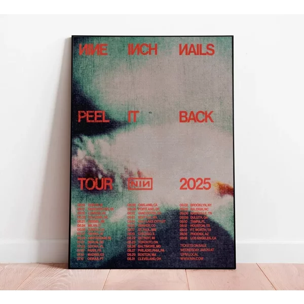 Nine Inch Nails Announce 2025 World Tour Poster-image