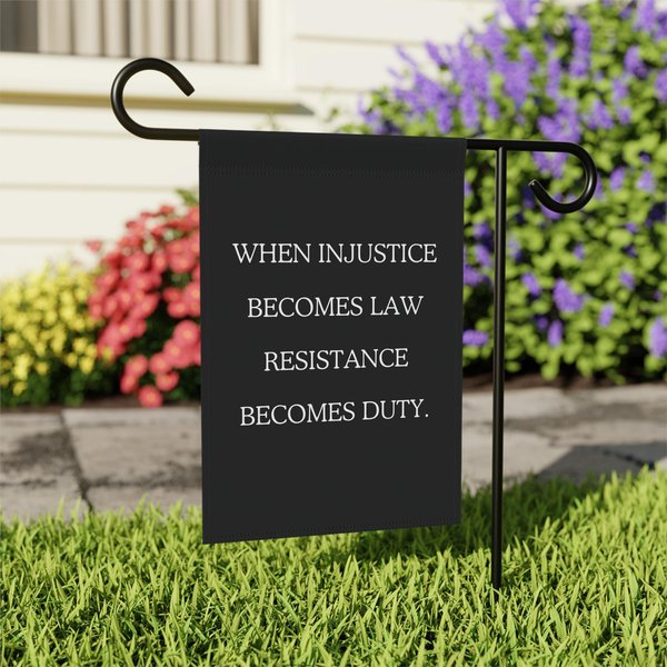 Resist Garden Flag | Anti Maga Garden Sign | Resistance Garden Sign | Anti Maga Yard Flag | Resistance Democrat Flag-image