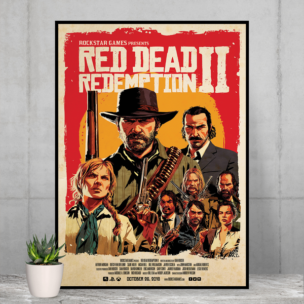 Red Dead Redemption 2 Poster Artwork-image