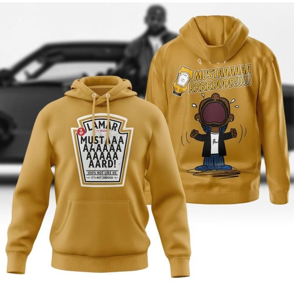 Kendrick Lamar Mustard Hoodie, Gnx Album-image