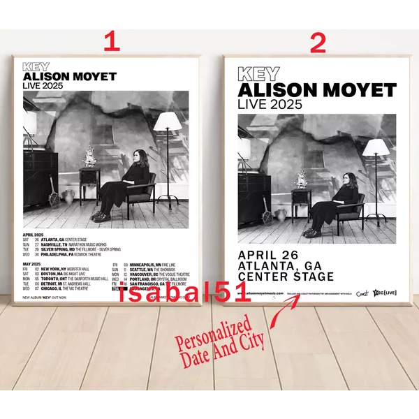 Alison Moyet (Yaz Yazoo) 2025 North American Tour Poster-image