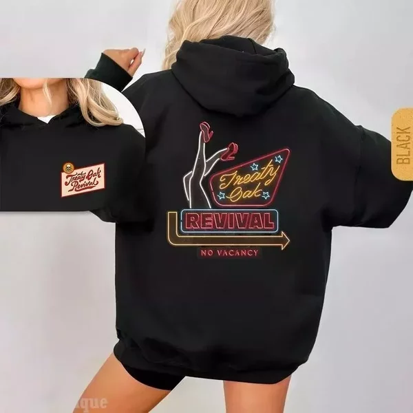 Treaty Oak Revival No Vancy Music Fans Hoodie-image