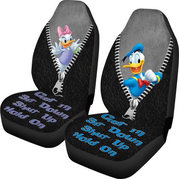 Donald Daisy Get In Sit Down Shut Up Car Seat Covers-image
