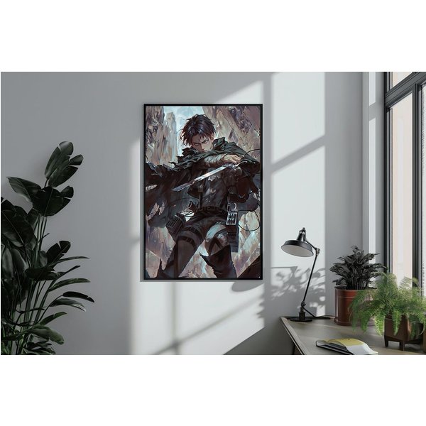 Levi Ackerman Pictures,Anime Digital Art Print-image