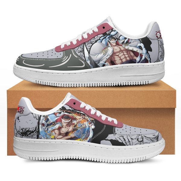 Whitebeard Shoes Anime Sneakers Low Tops For Anime Fans