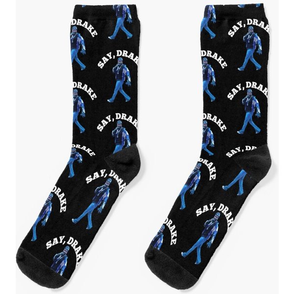 Kendrick Lamar Say Drake Meme Socks-image