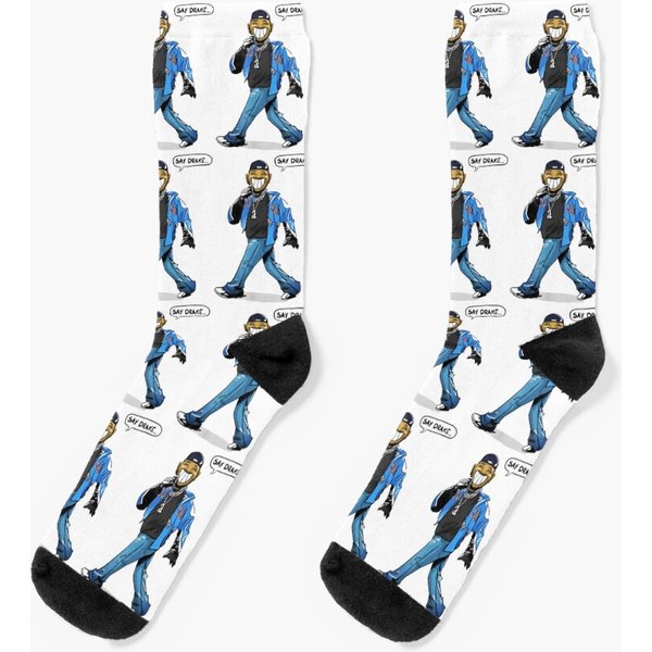 Kendrick Lamar Say Drake Socks-image