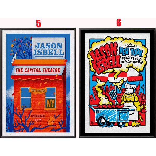 Custom Jason Isbell Beacon Theatre New York Ny February 21 2025 Poster-image